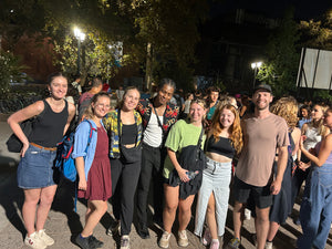 Digital nomads travelling the world in Santiago Chile. Working remotely, slow travel, vegan travel, and budget travel. Meeting new people, friends, salsa classes, Spanish lessons, spontaneous.
