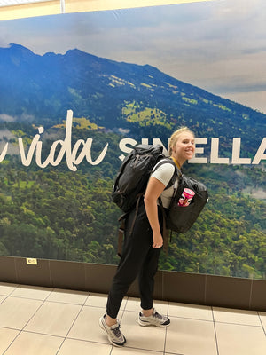 Digital nomads backpacking through Costa Rica, Bolivia, and Chile. Slow travel, working remotely, vegan, budget travel.