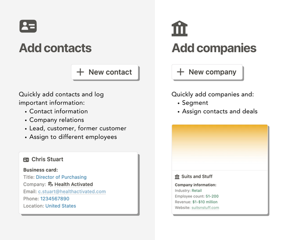 CRM Pro to monitor clients and deals for small businesses and freelancers