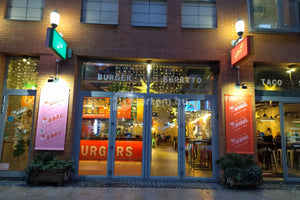 Rebel Burger in Budapest Hungary serving delicious plant-based vegan burgers